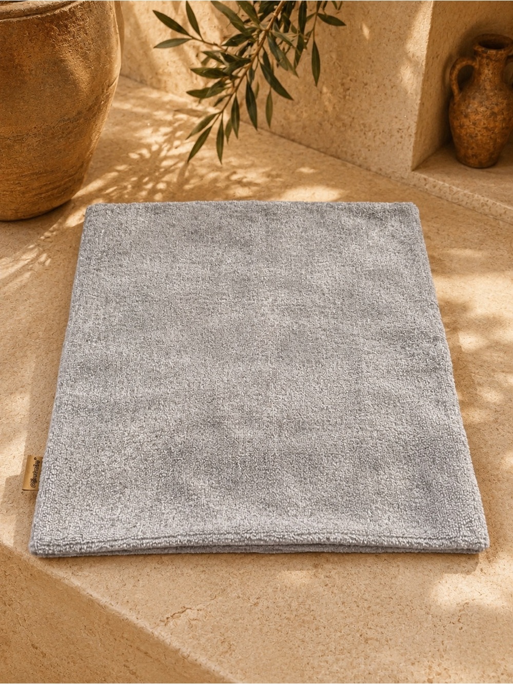 Set of 2 Blue Gray Velvet Pillow Covers 18x18 – Soft Luxury Throw Cushion Covers